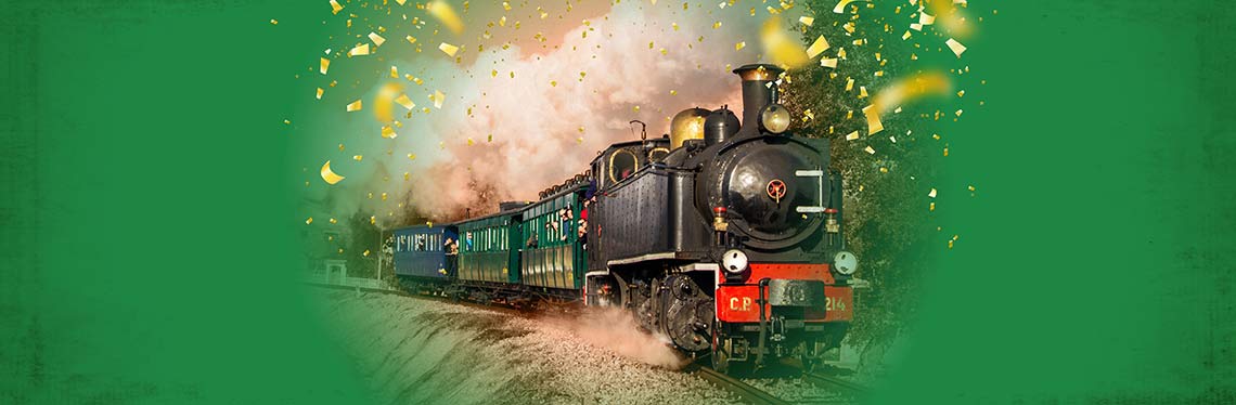 Comboio Histórico a Vapor - Edição de Carnaval 2022